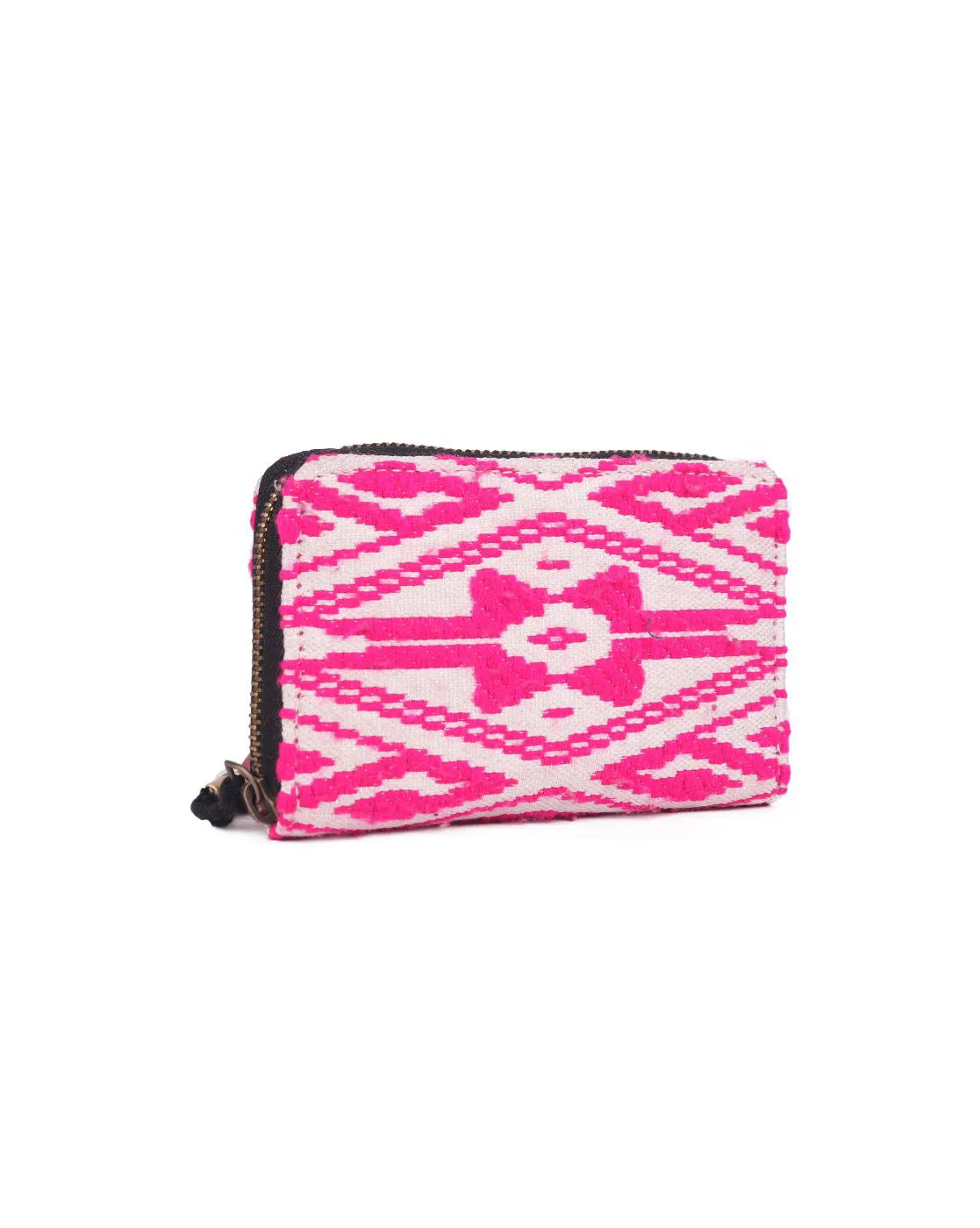 Pink Dhurry Coin Clutch