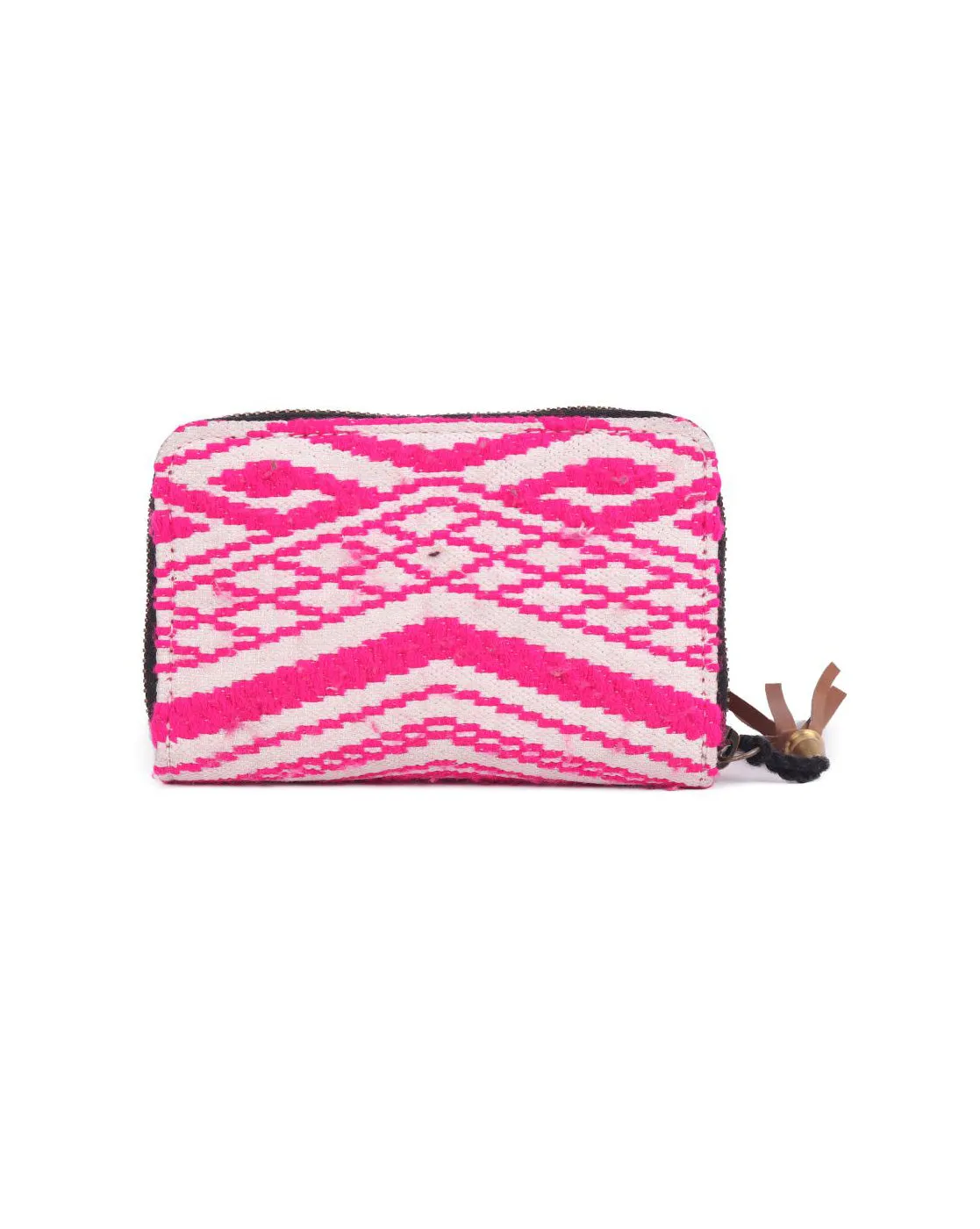 Pink Dhurry Coin Clutch