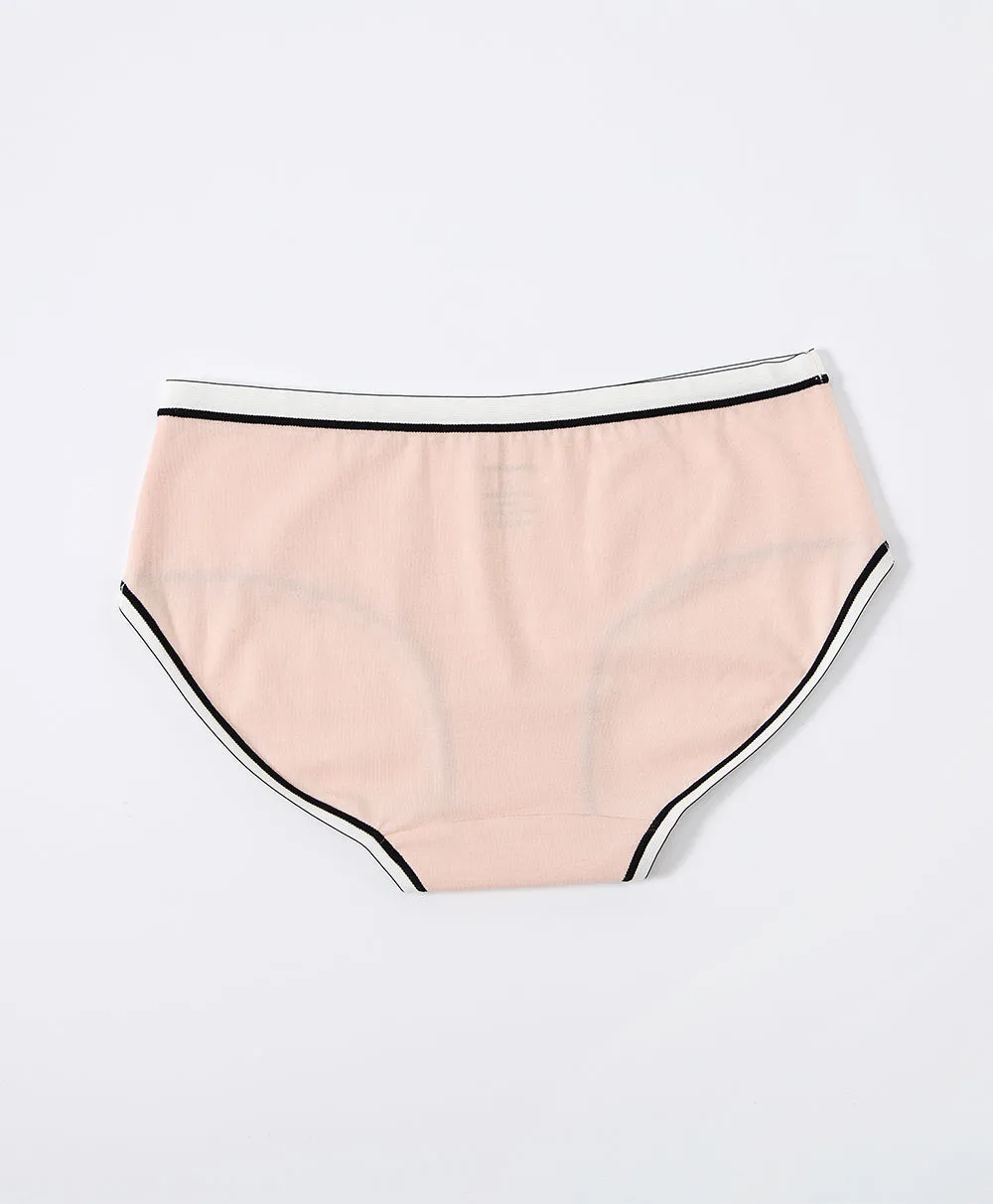 Pretty Contrast Cotton 5-pack Hipster Panties