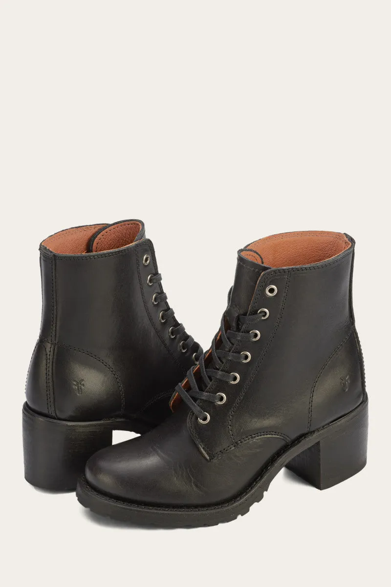 Sabrina 6G Lace Up-Black-LTP