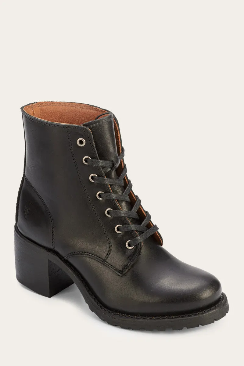 Sabrina 6G Lace Up-Black-LTP