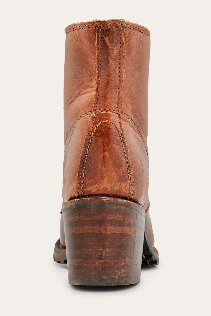 Sabrina 6G Lace Up-Cognac-LTP