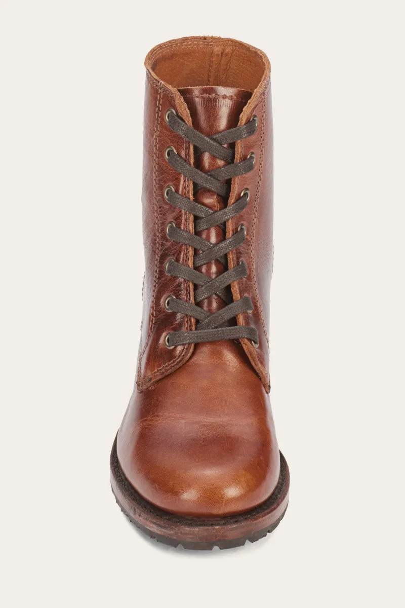 Sabrina 6G Lace Up-Cognac-LTP