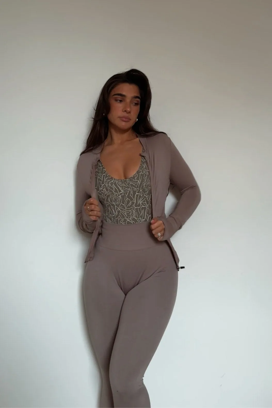 Silhouette Bodysuit - Olive