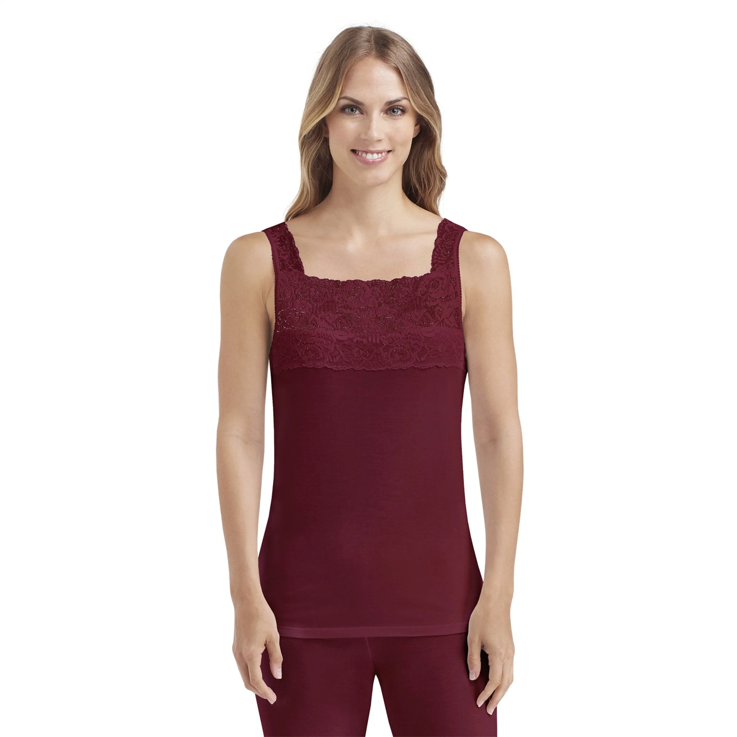 SofTech Stretch Lace Detail Cami