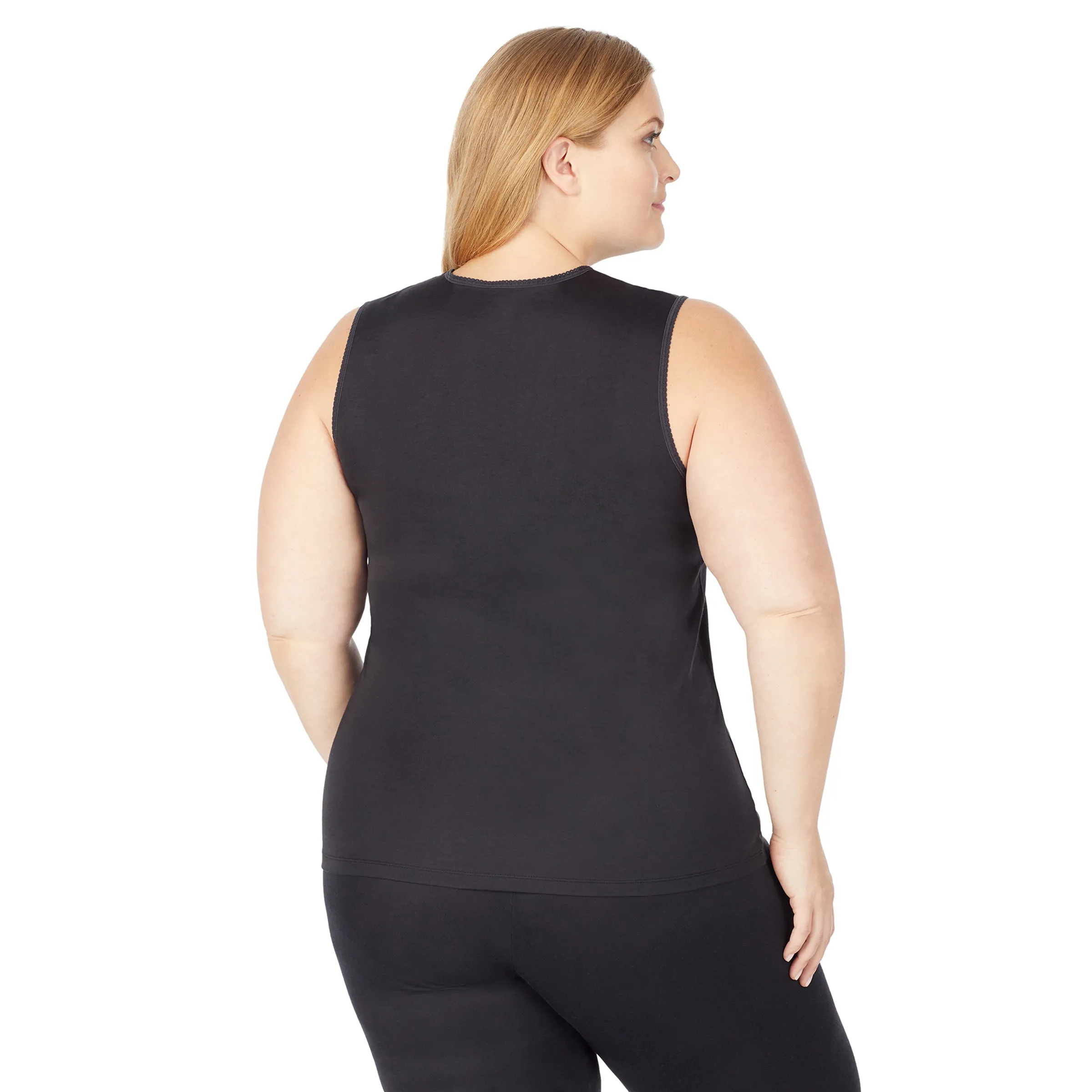 Softwear Lace Edge V-Neck Tank PLUS