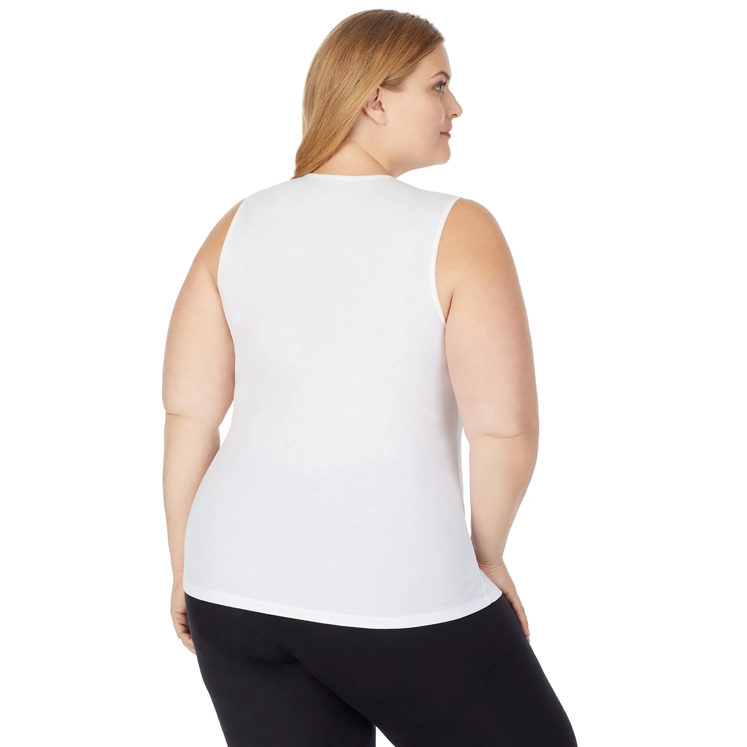 Softwear Lace Edge V-Neck Tank PLUS