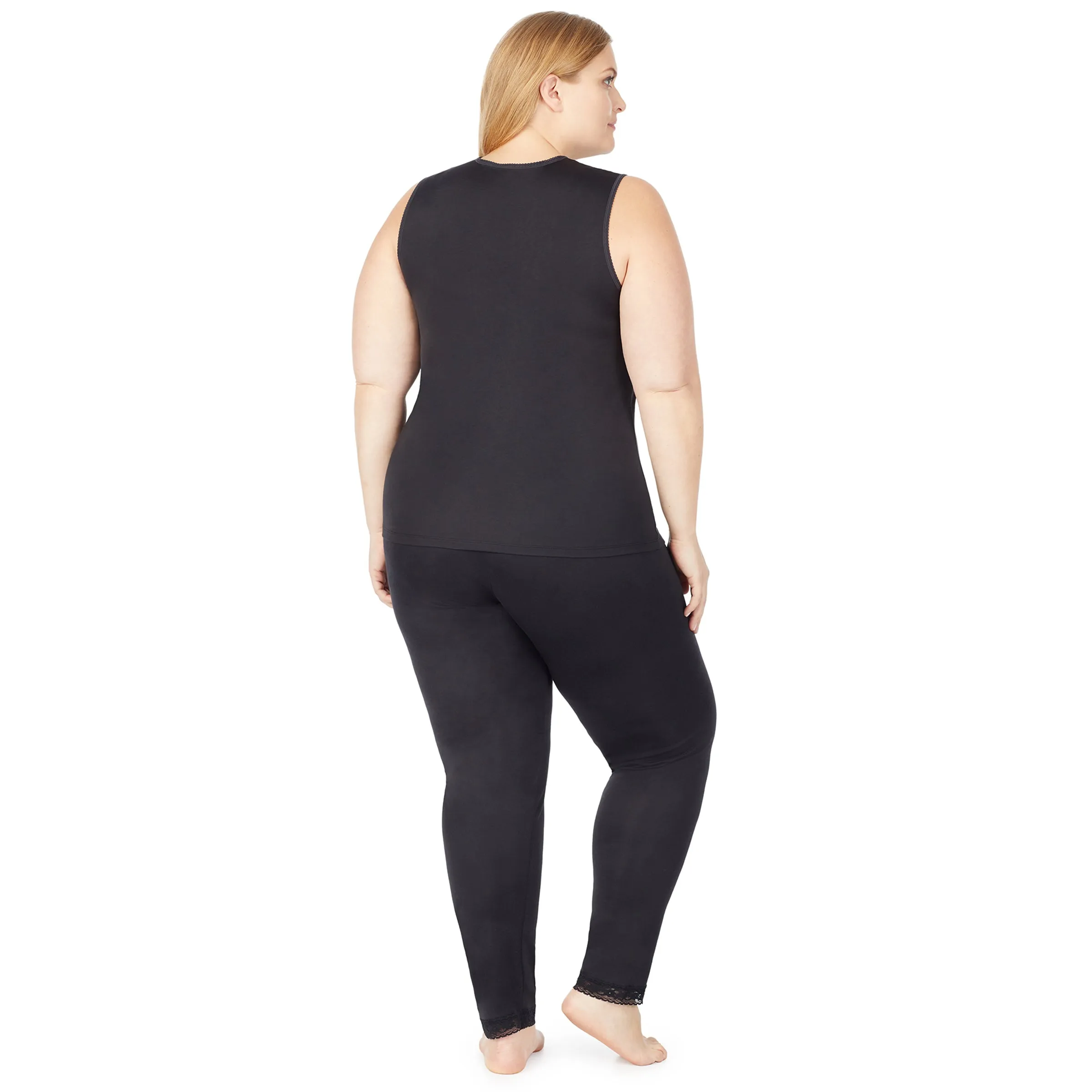 Softwear Lace Edge V-Neck Tank PLUS