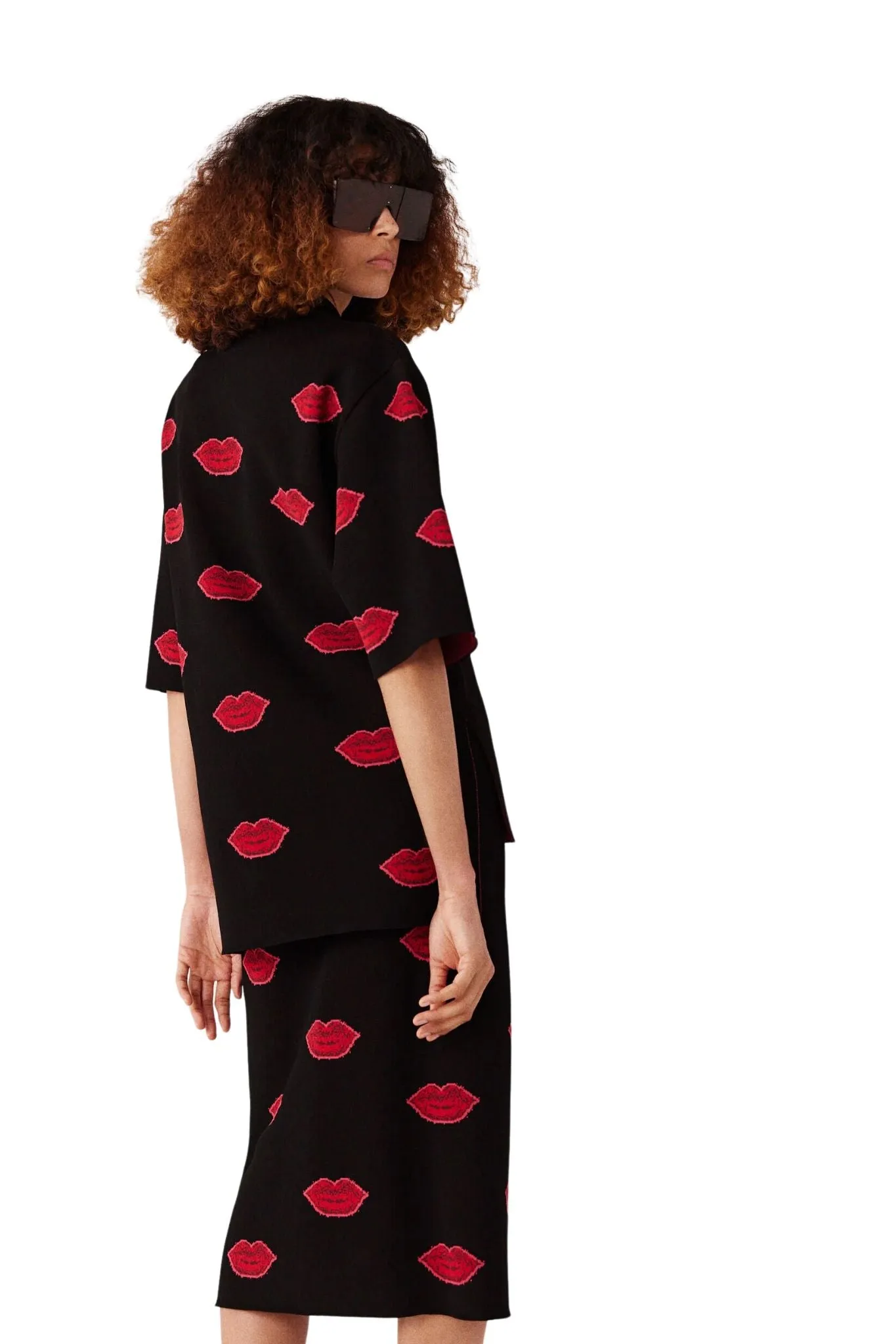 Stella McCartney Lips Jacquard Jumper