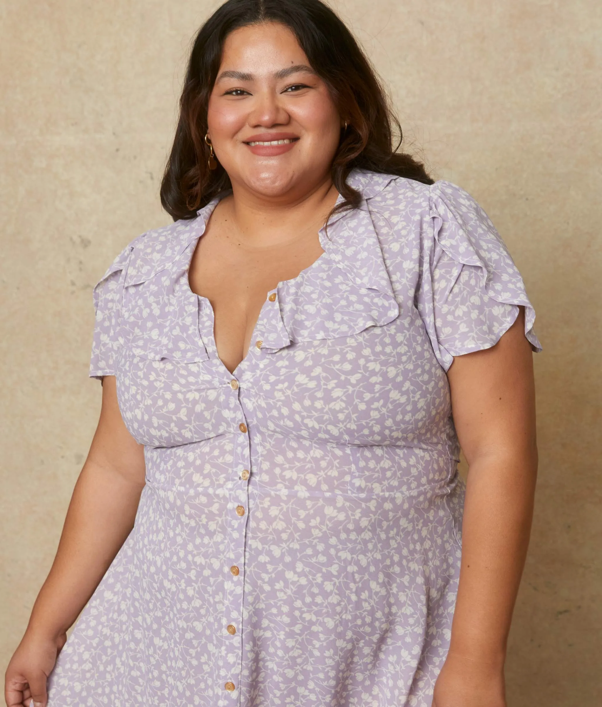 The Daisy Dress Extended | Lavender Floral