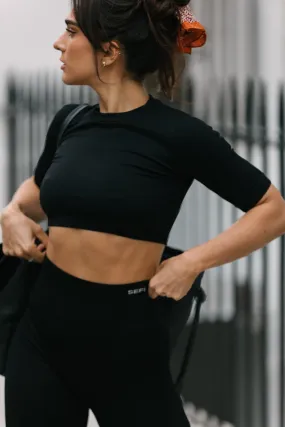 Timeless Crop - Jet Black