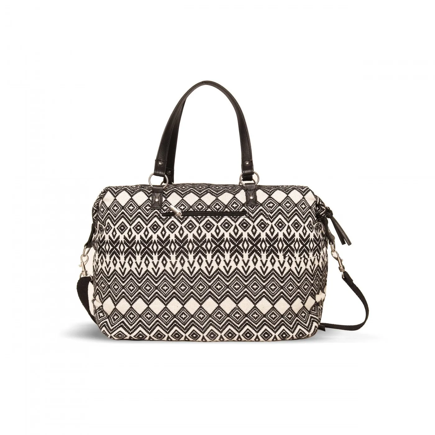 Women Black White Womens Weekender Bag Big Size