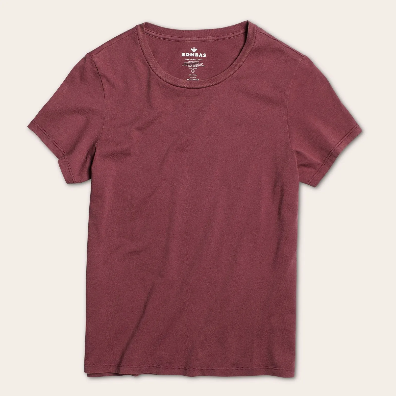 Women's Garment Wash Crew Neck T-Shirt