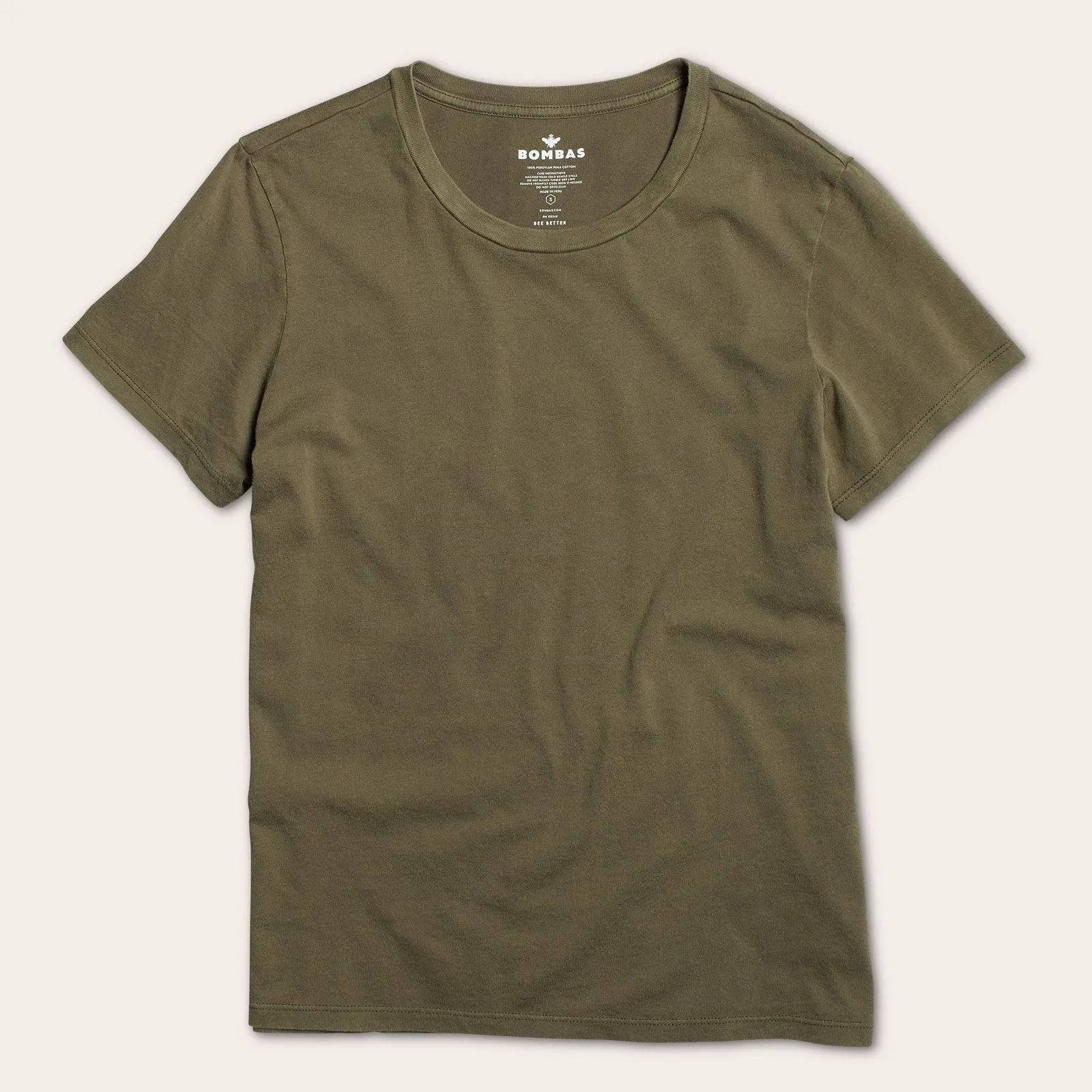 Women's Garment Wash Crew Neck T-Shirt