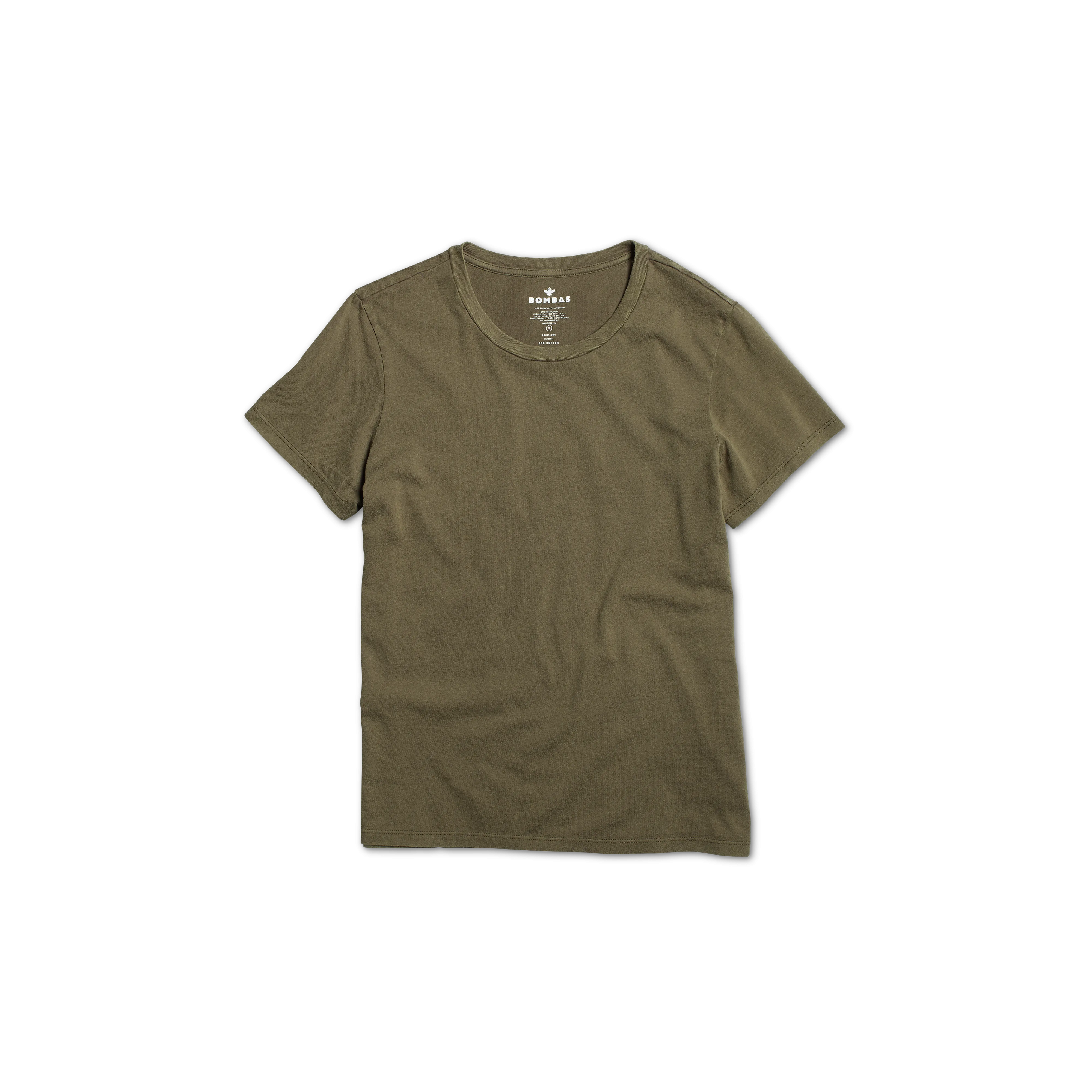 Women's Garment Wash Crew Neck T-Shirt